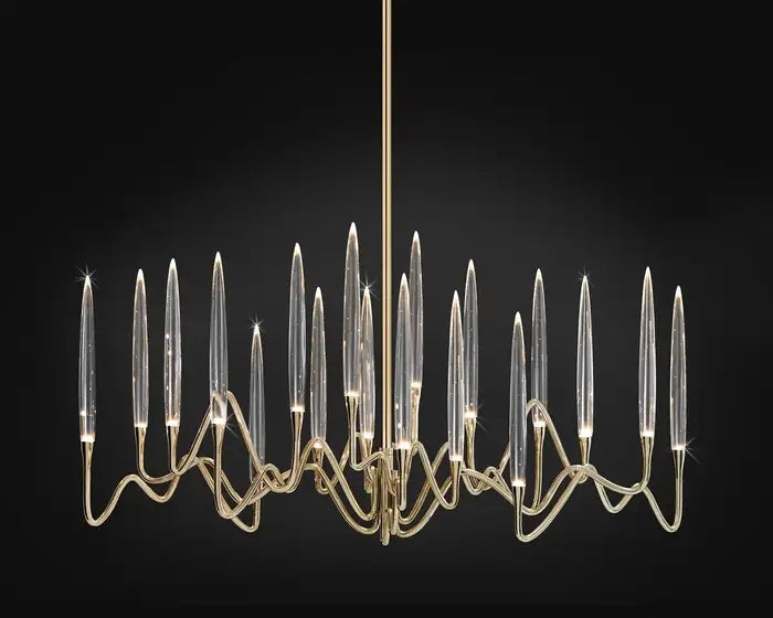 Pezzo Long Chandelier 40"W 59"W 78"W-Vancei