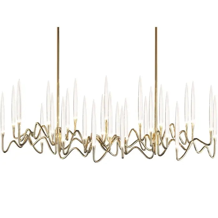 Pezzo Long Chandelier 40"W 59"W 78"W-Vancei