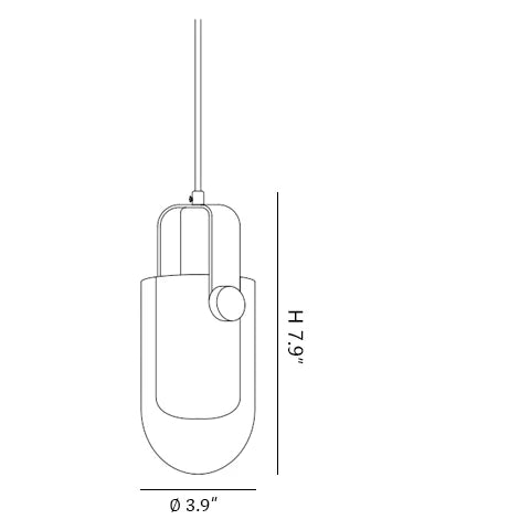 Riley Crystal Pendant Light