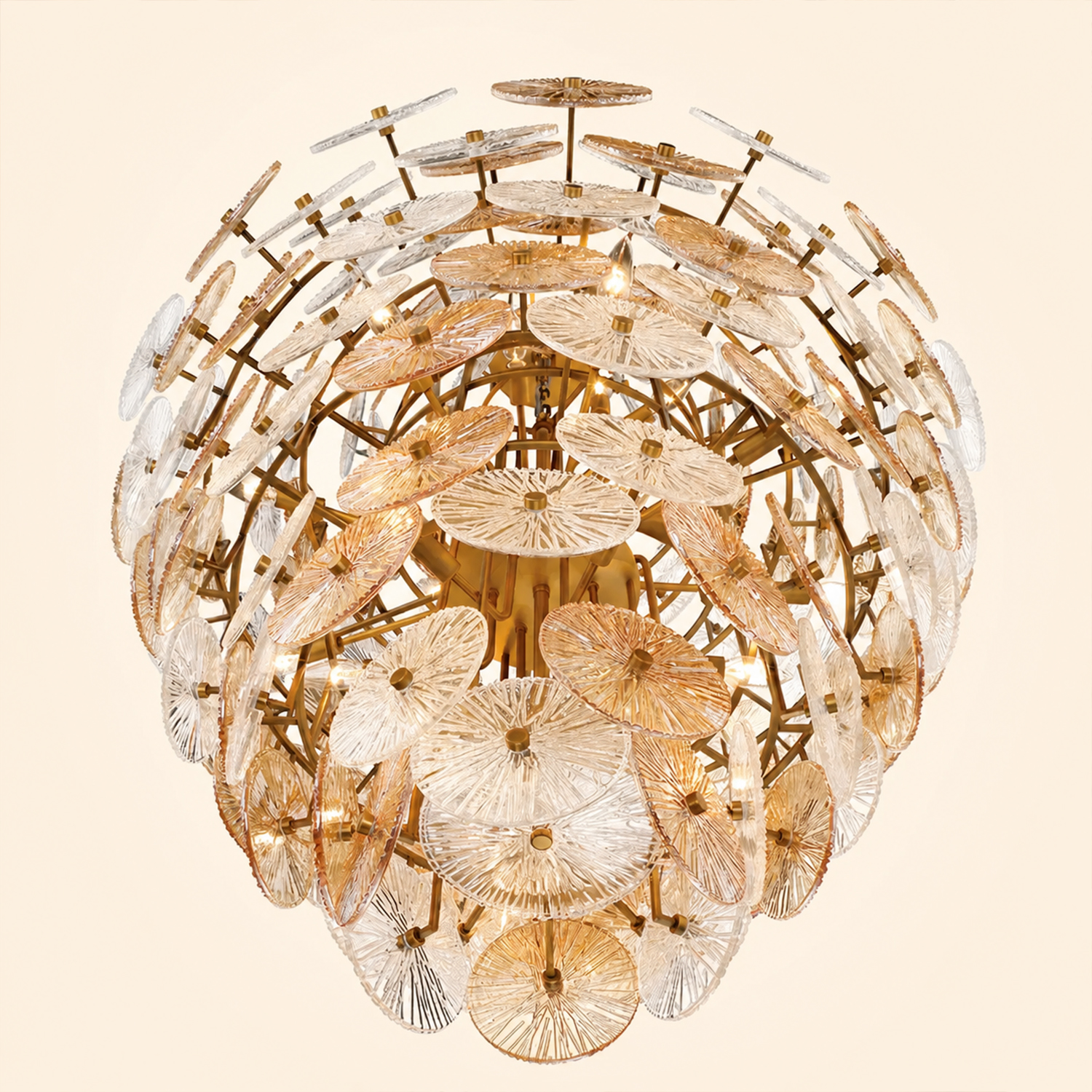 Suna Round Chandelier 27 Light 40"W