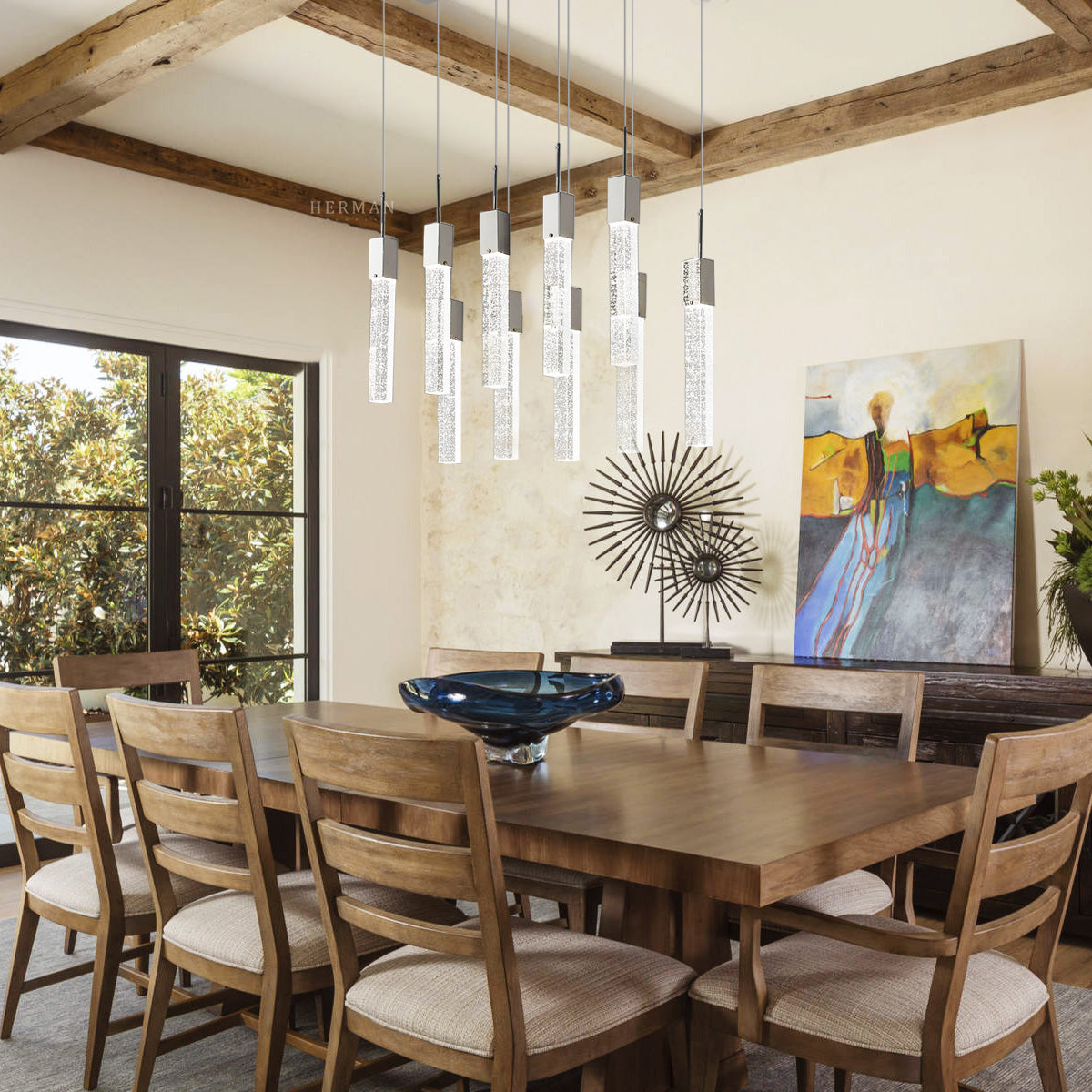 Sparkling Night Chandelier // XL 10 Light