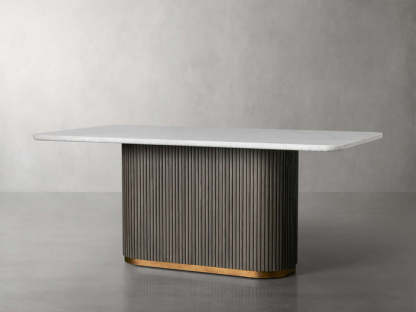 Finnley Dining Table Bluestone Carrara 120" ( customize)