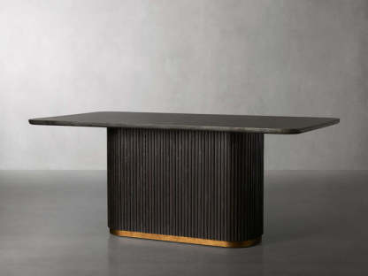 Finnley Dining Table Bluestone Carrara 120" ( customize)