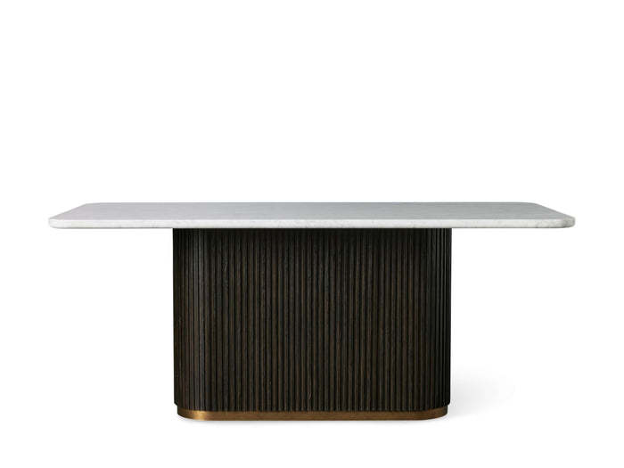 Finnley Dining Table Bluestone Carrara 120" ( customize)