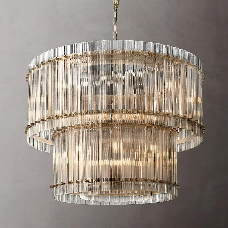 Amelia 2-Tier Round Chandelier 37"-Vancei