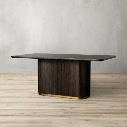 Finnley Dining Table Bluestone Carrara 120" ( customize)