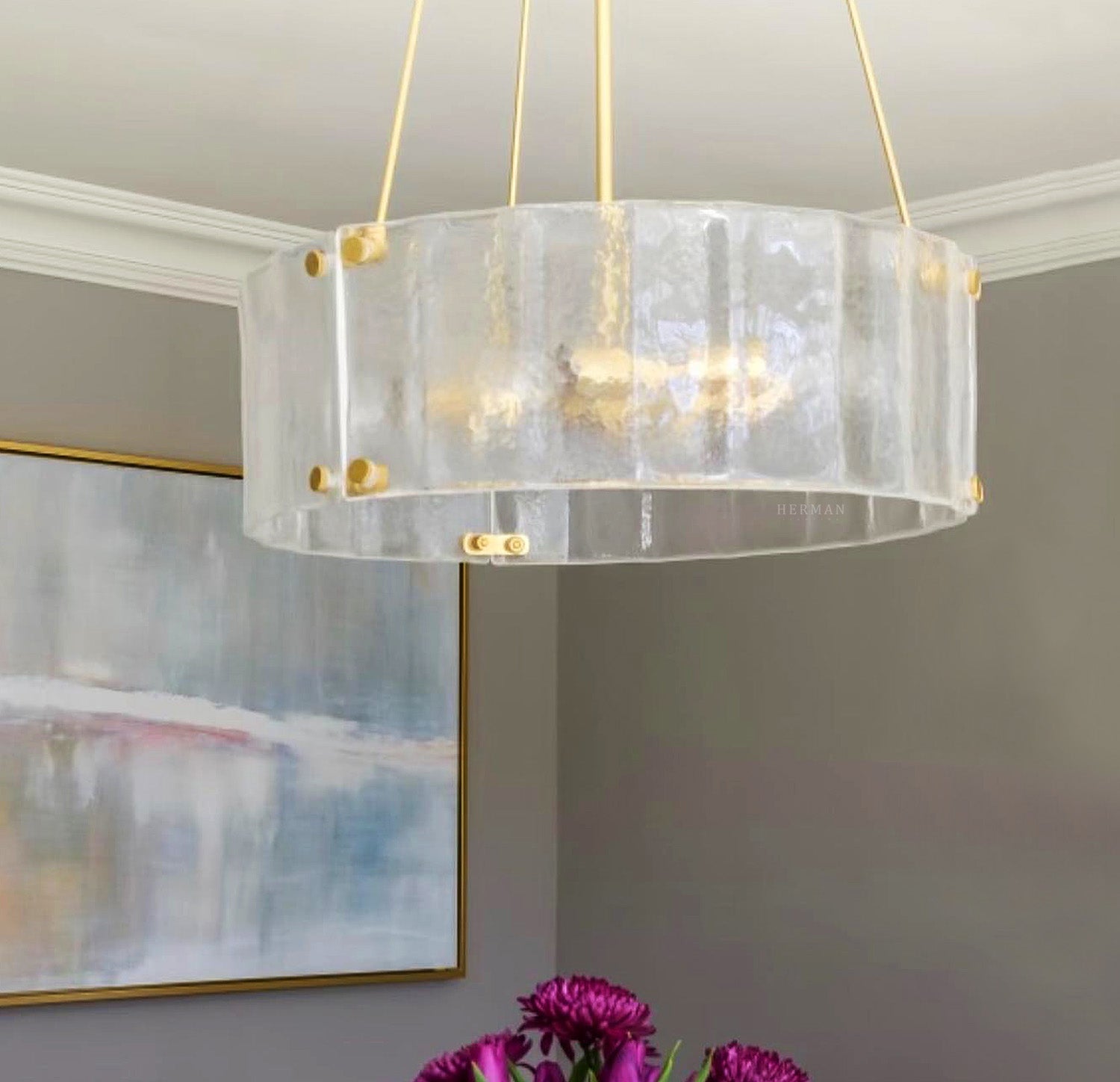 Willamette 24" Round Crystal Chandelier