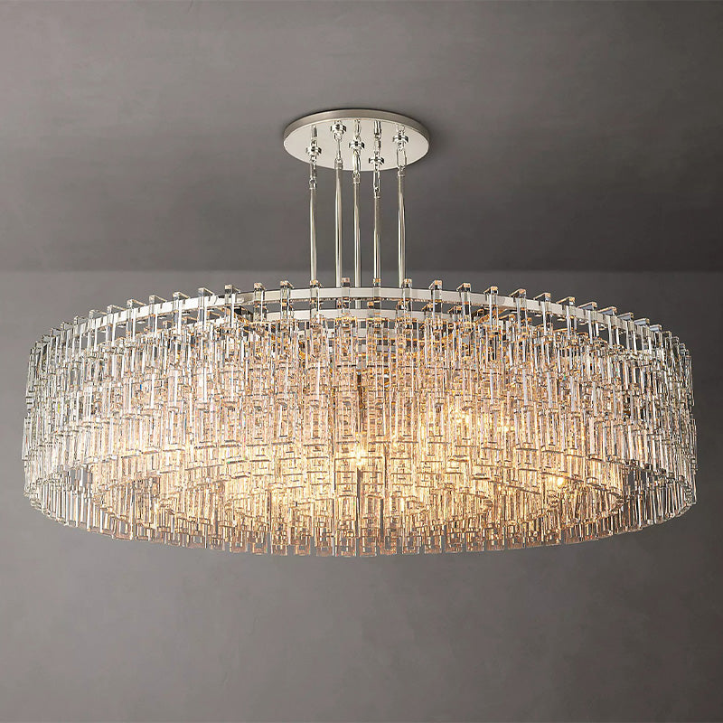 Mia Crystal Round Chandelier 60"-Vancei