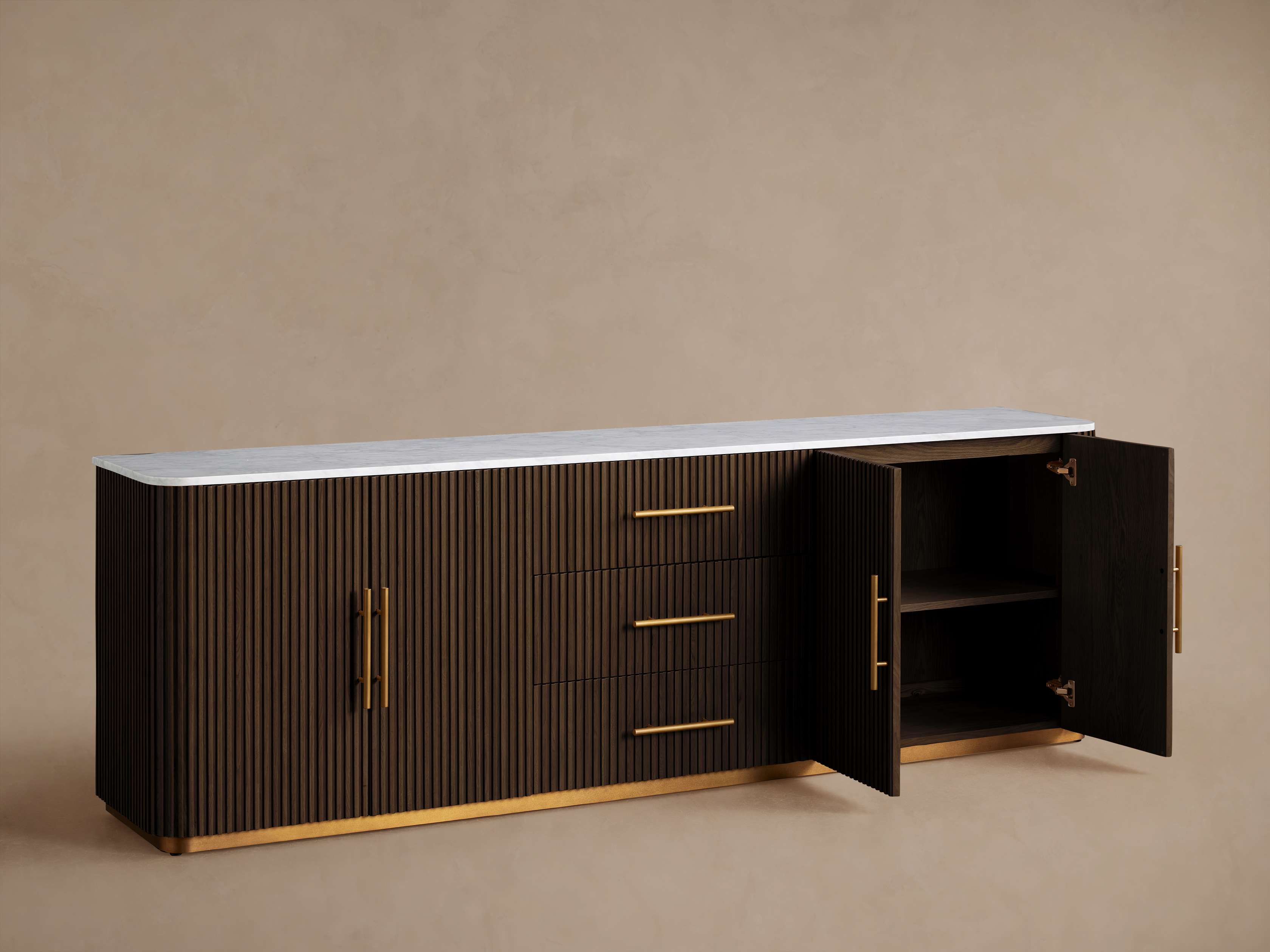 Finnley Plinth Sideboard with Drawers