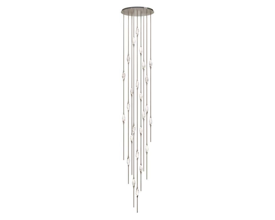 Pezz Round 12 Cluster Chandelier altezza height 700cm/275"