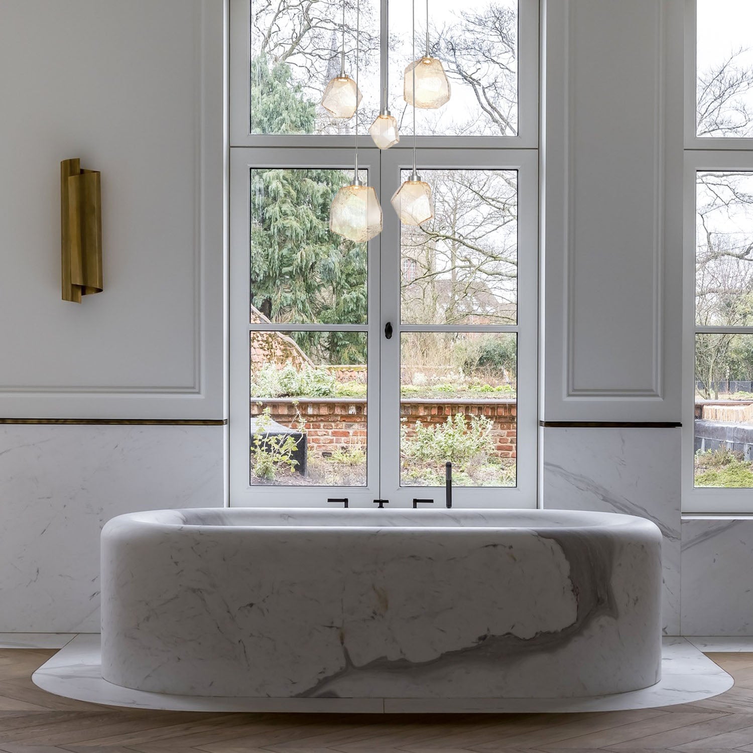 Art Twisted Round Chandelier