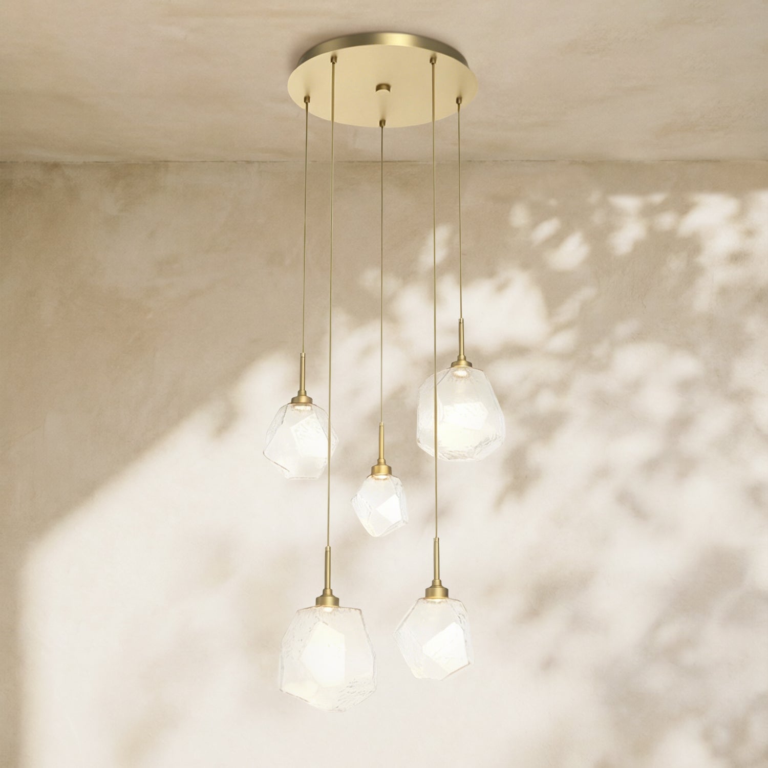 Art Twisted Round Chandelier