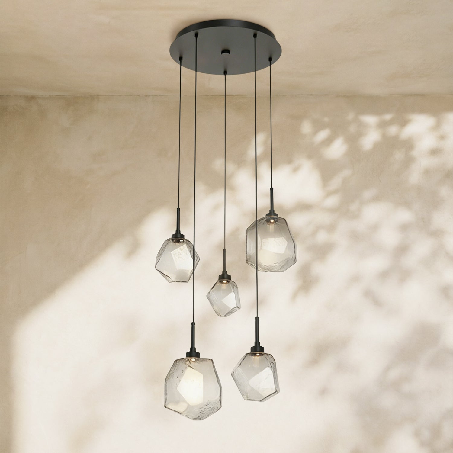 Art Twisted Round Chandelier