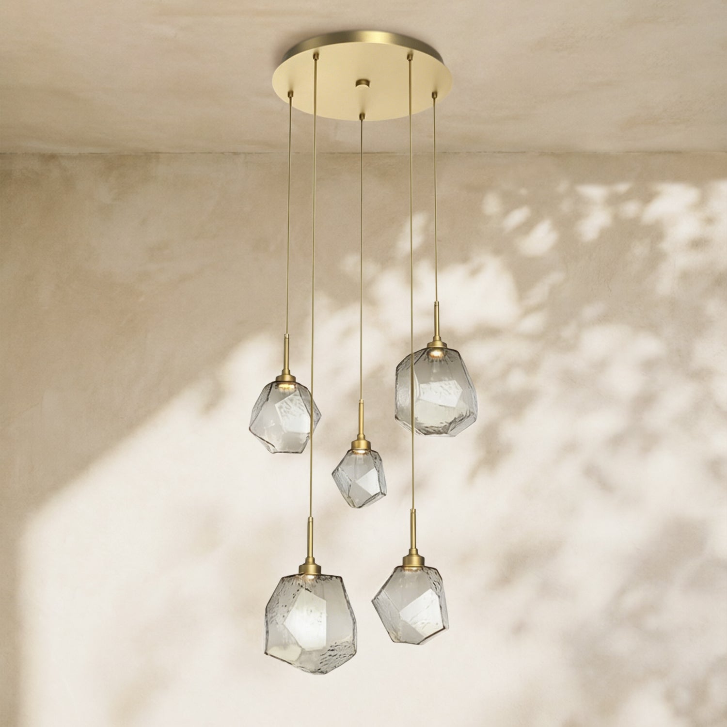 Art Twisted Round Chandelier