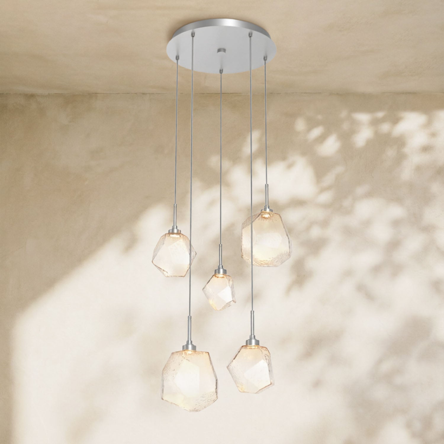 Art Twisted Round Chandelier