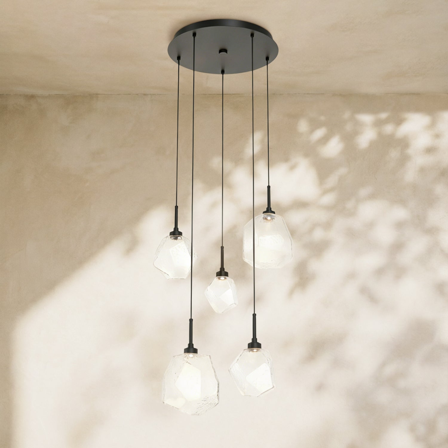 Art Twisted Round Chandelier