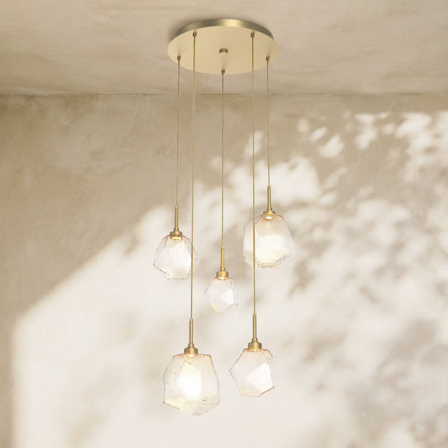 Art Twisted Round Chandelier