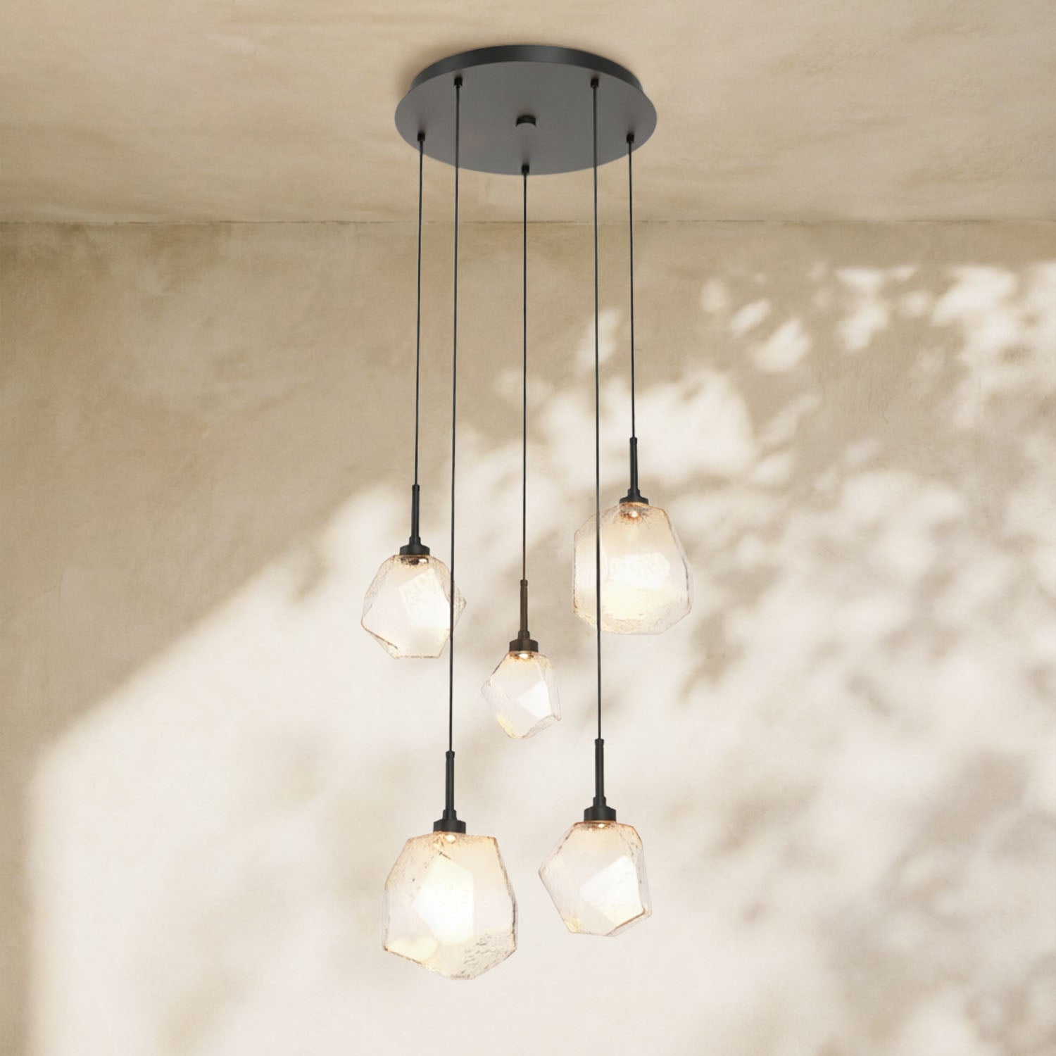 Art Twisted Round Chandelier