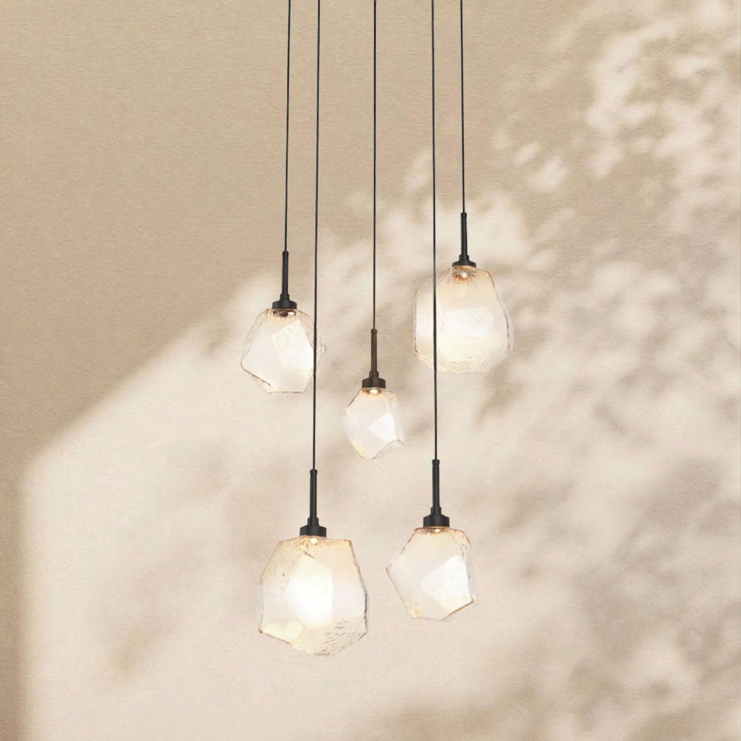 Art Twisted Round Chandelier