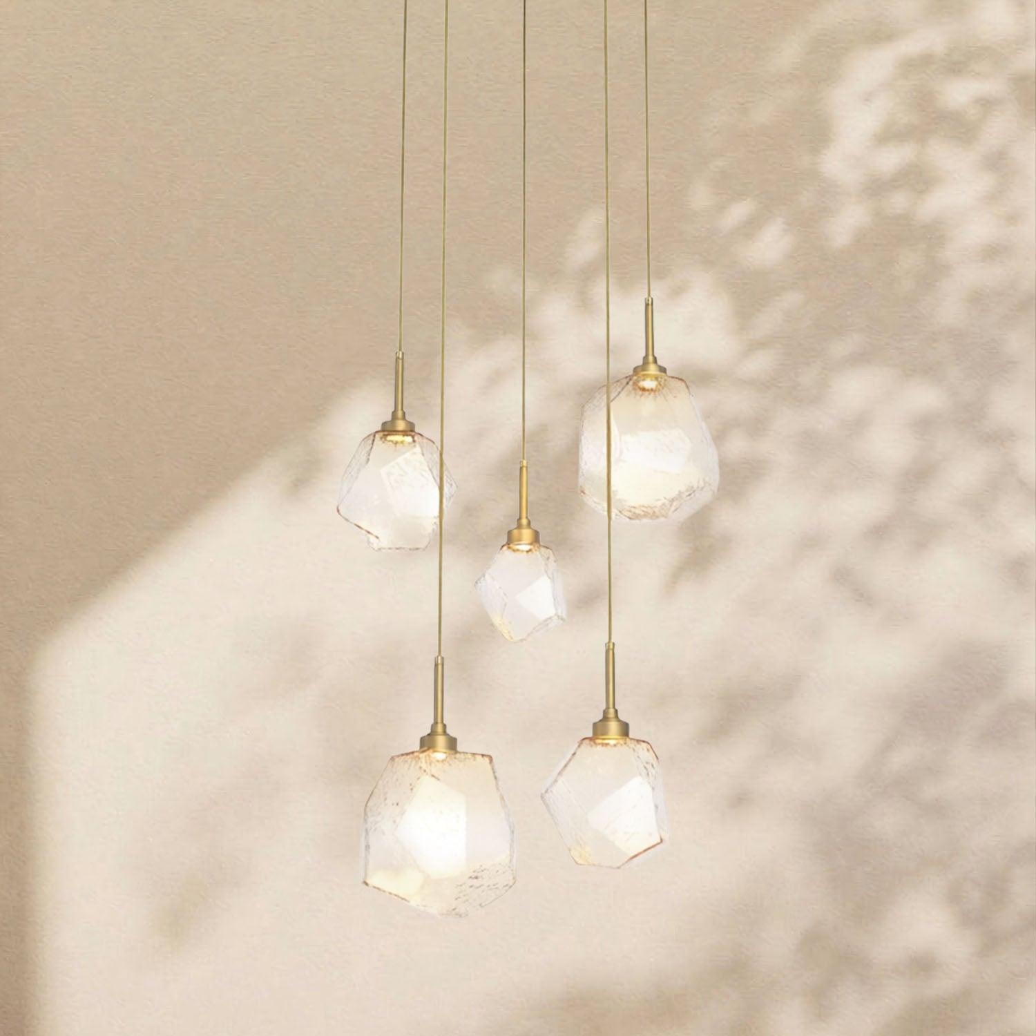 Art Twisted Round Chandelier