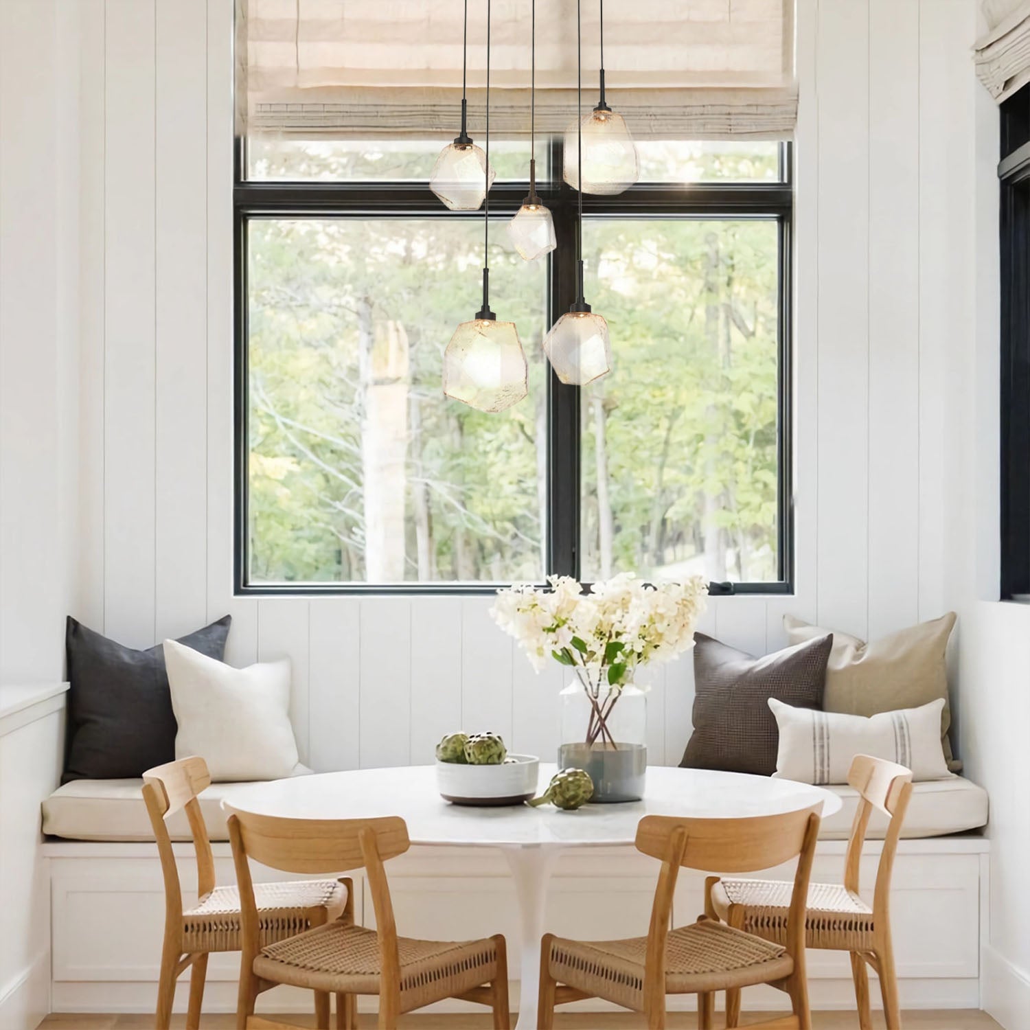 Art Twisted Round Chandelier