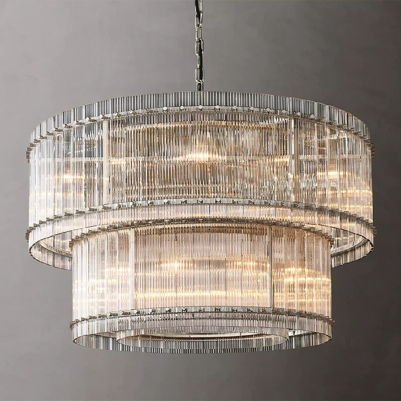 Amelia 2-Tier Round Chandelier 48"-Vancei