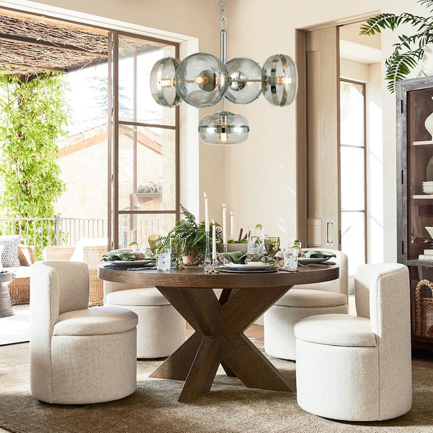 Norako Glass Pendant 5-Light