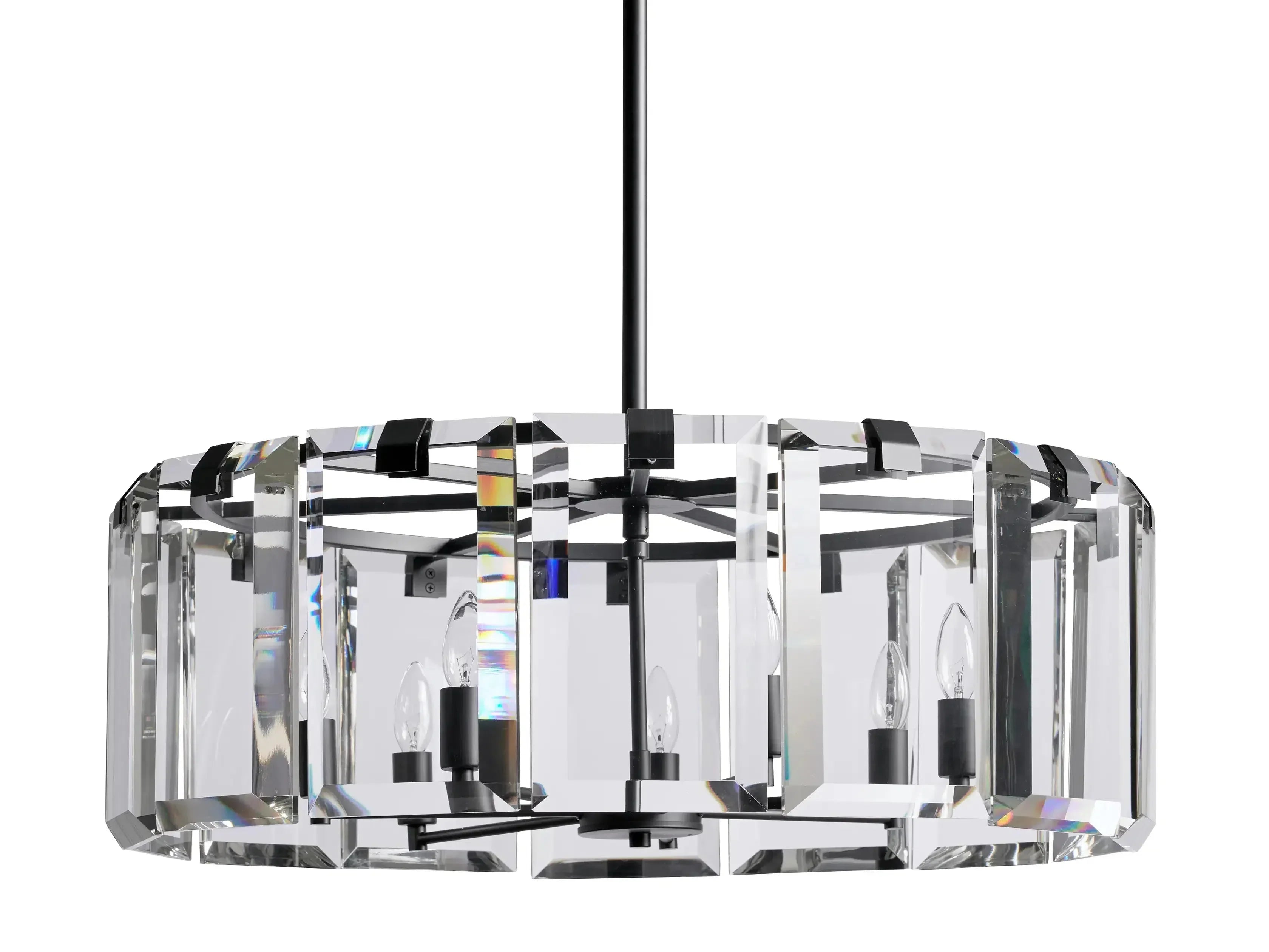 Crystal Prism Round Chandelier 5Light 7Light