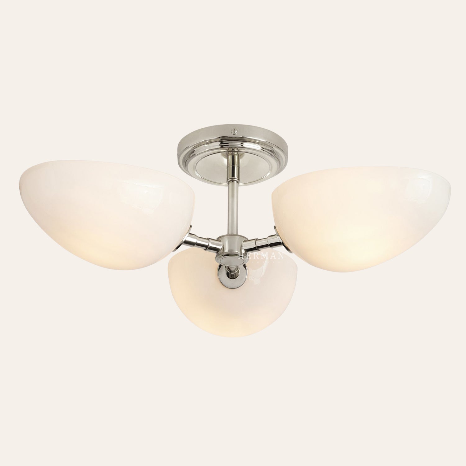 Argus Glass Semi-Flush Mount