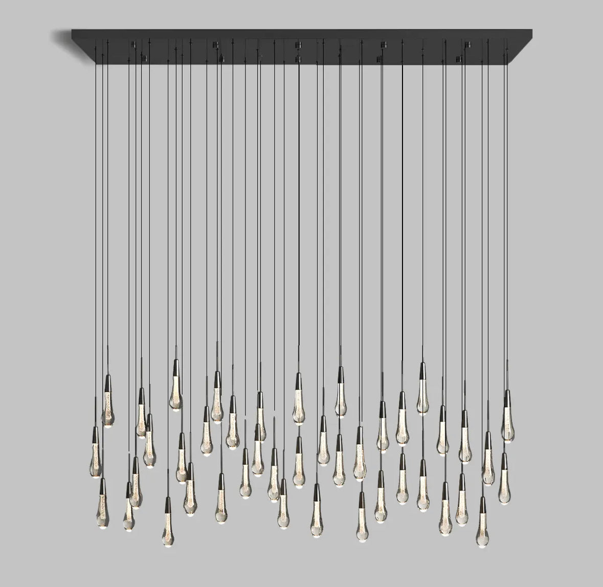 Solitaire Linear Chandelier 37"50"70"87"120"
