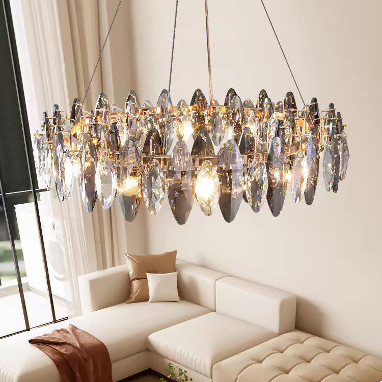 Flor Crystal  Round Chandelier-Vancei
