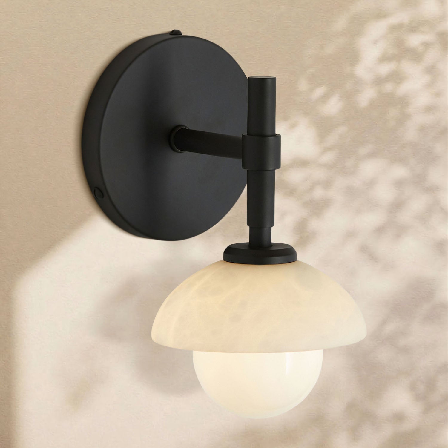 Glowen Alabaster Wall Sconce
