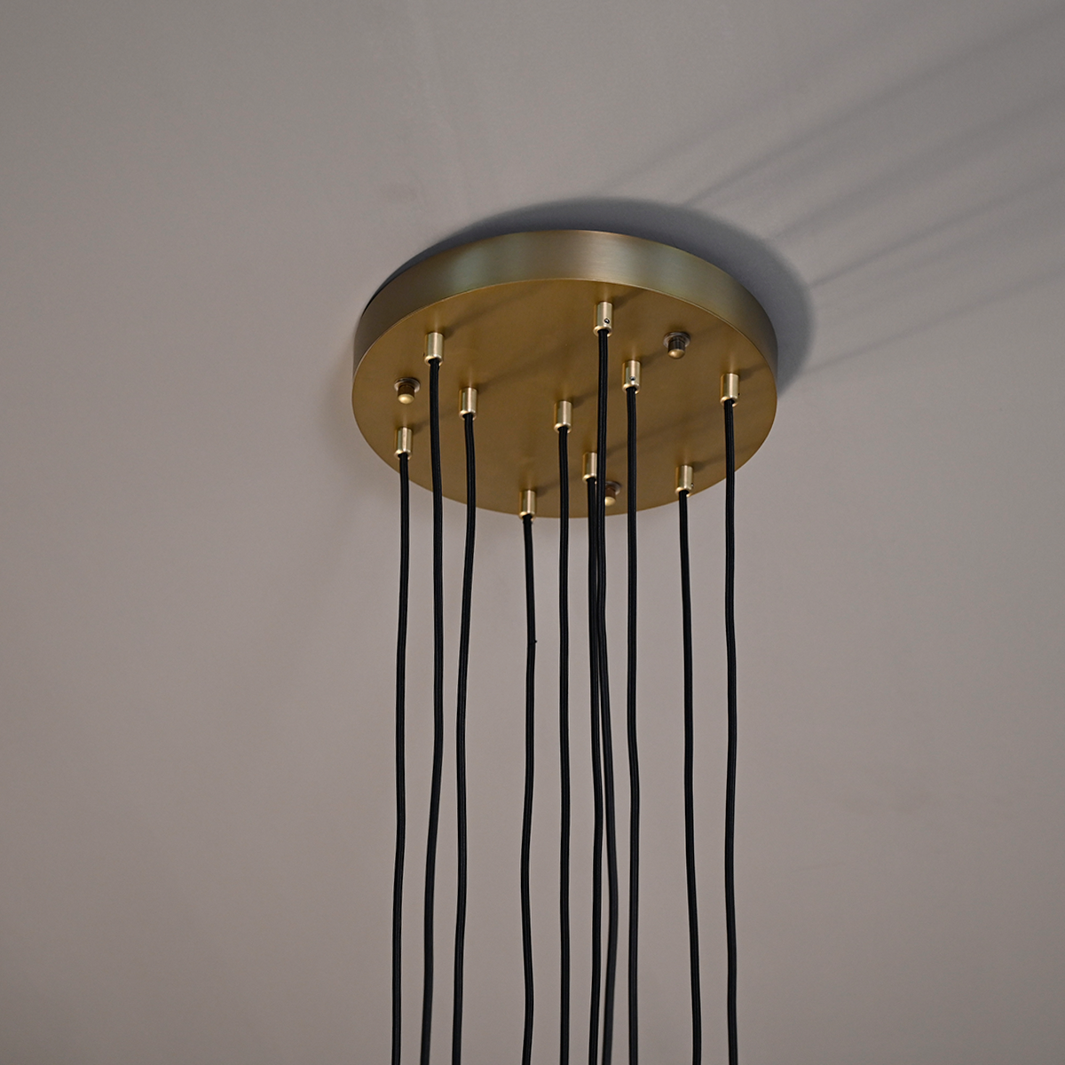 Bille De Crystal Ball Cluster Chandelier 14"-Vancei