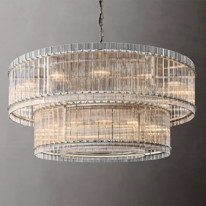 Amelia 2-Tier Round Chandelier 60"