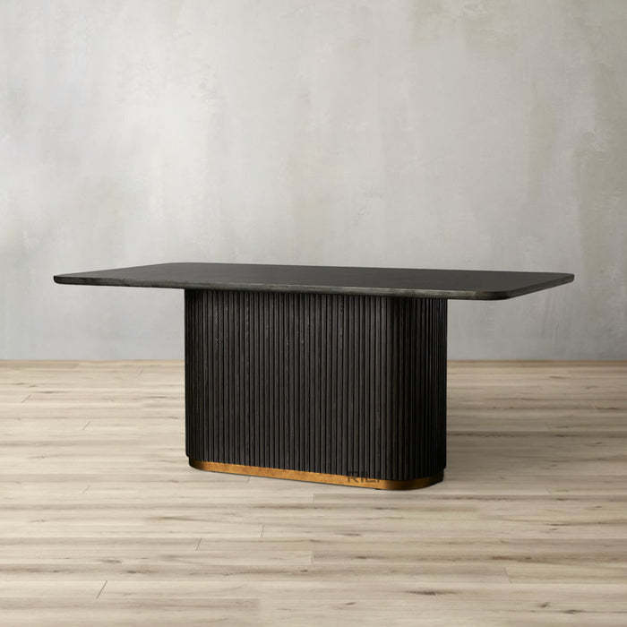 Finnley Dining Table Bluestone Carrara 120" ( customize)