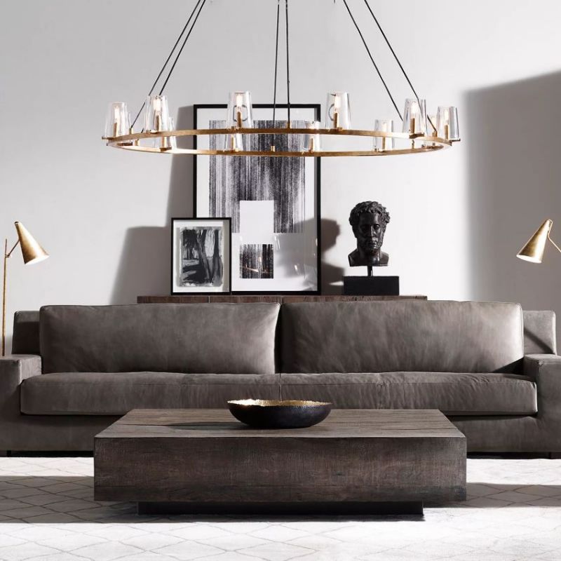 Bordeaux Round Chandelier 36"-Vancei