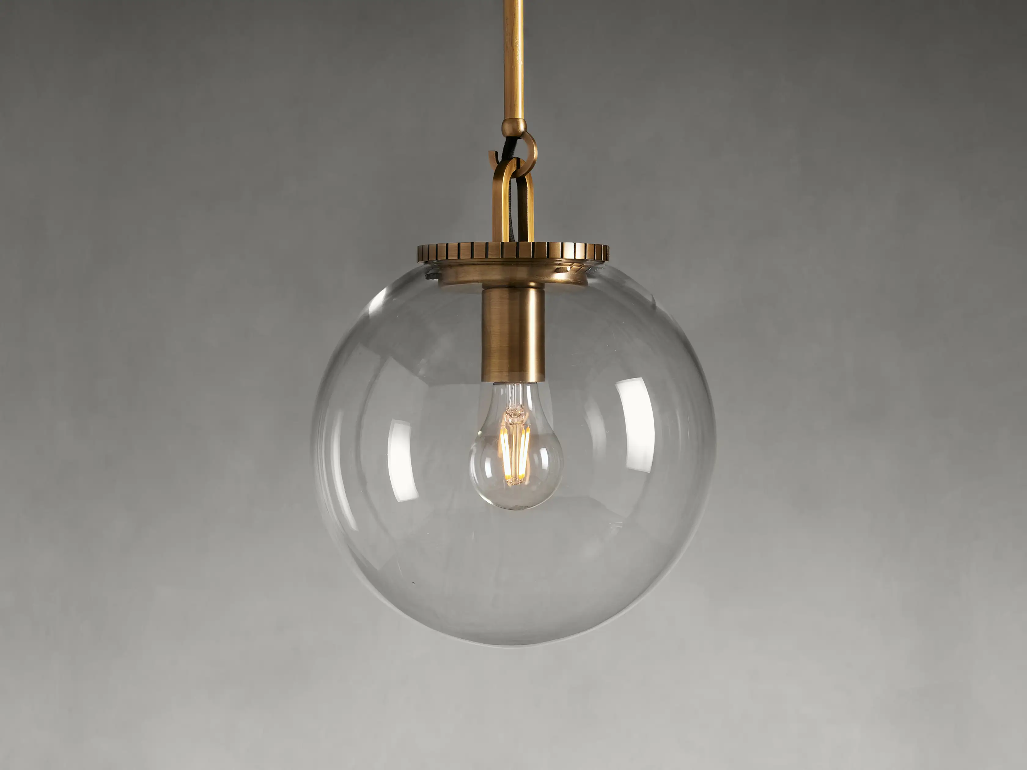 Wescott Globe Pendant with Rod