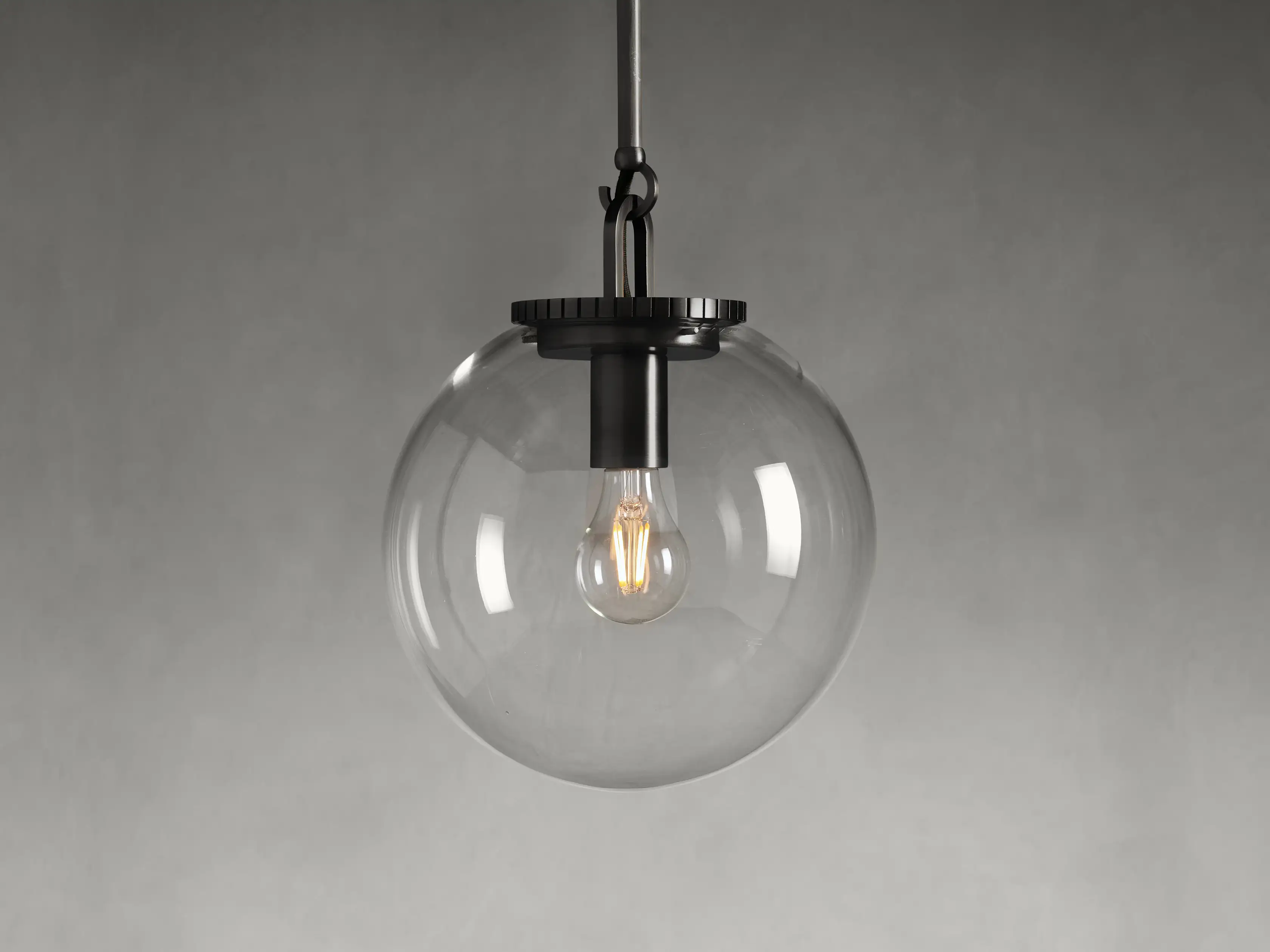 Wescott Globe Pendant with Rod