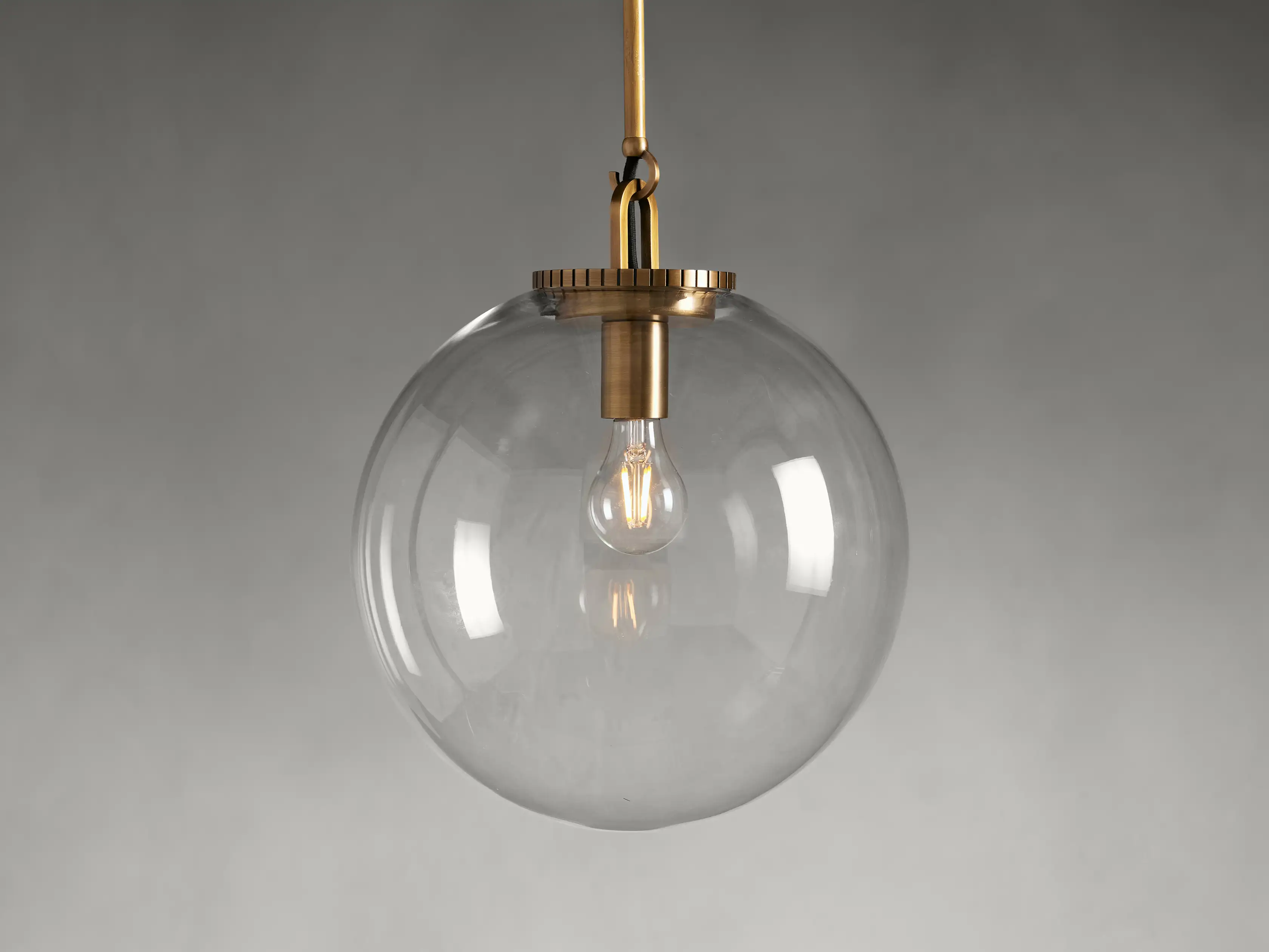 Wescott Globe Pendant with Rod