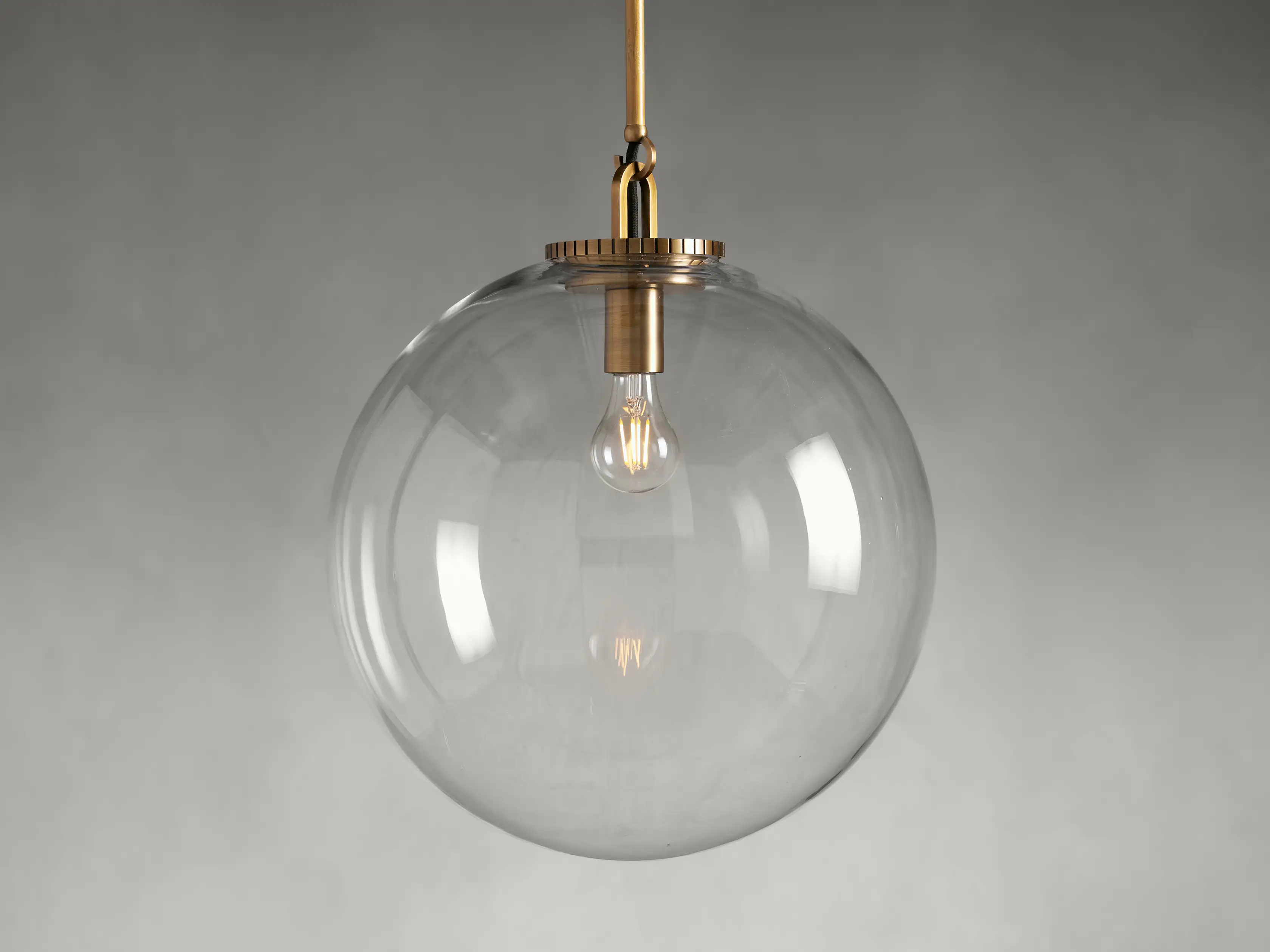 Wescott Globe Pendant with Rod