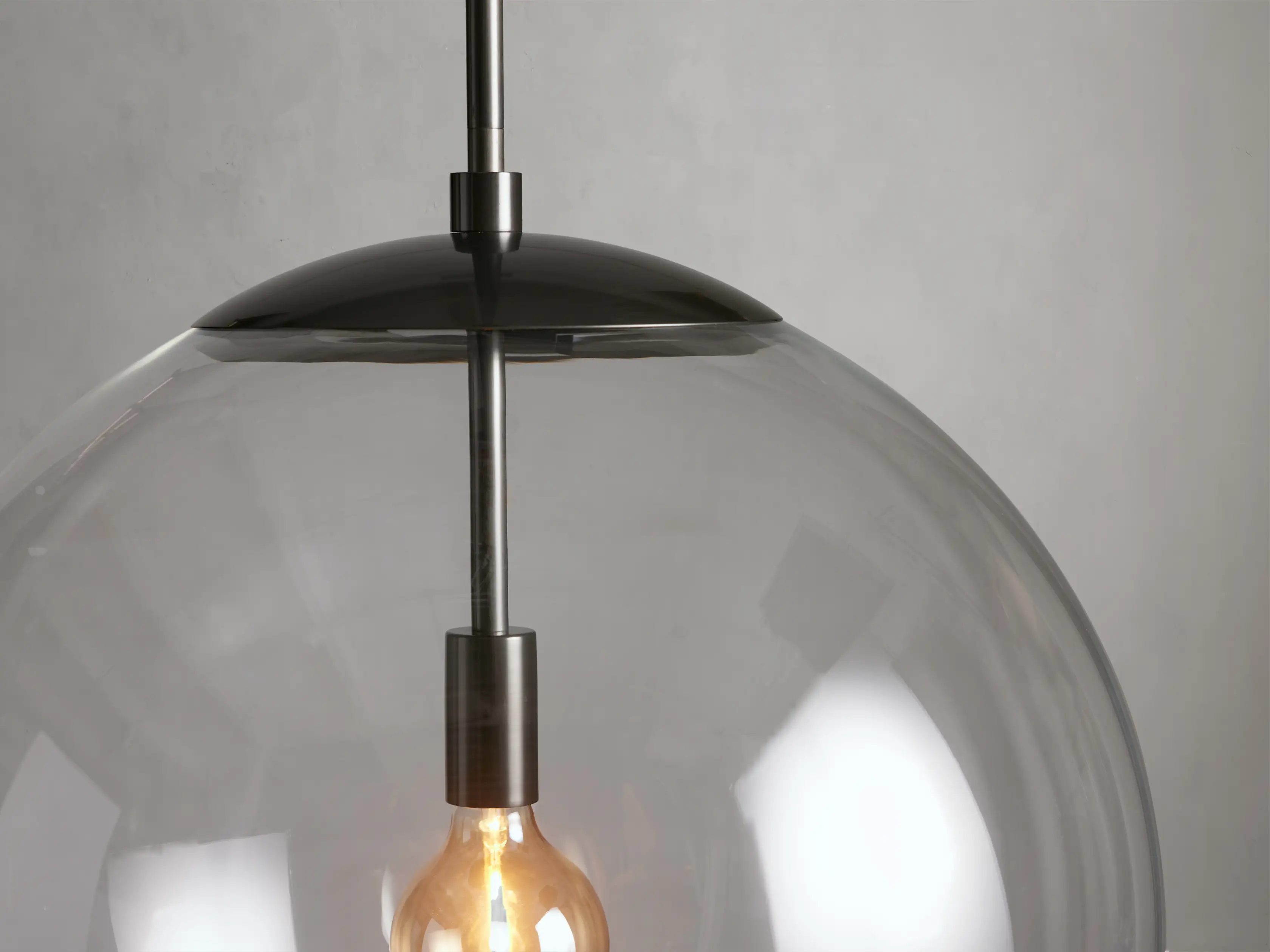 Wescott XL Globe Pendant with Rod