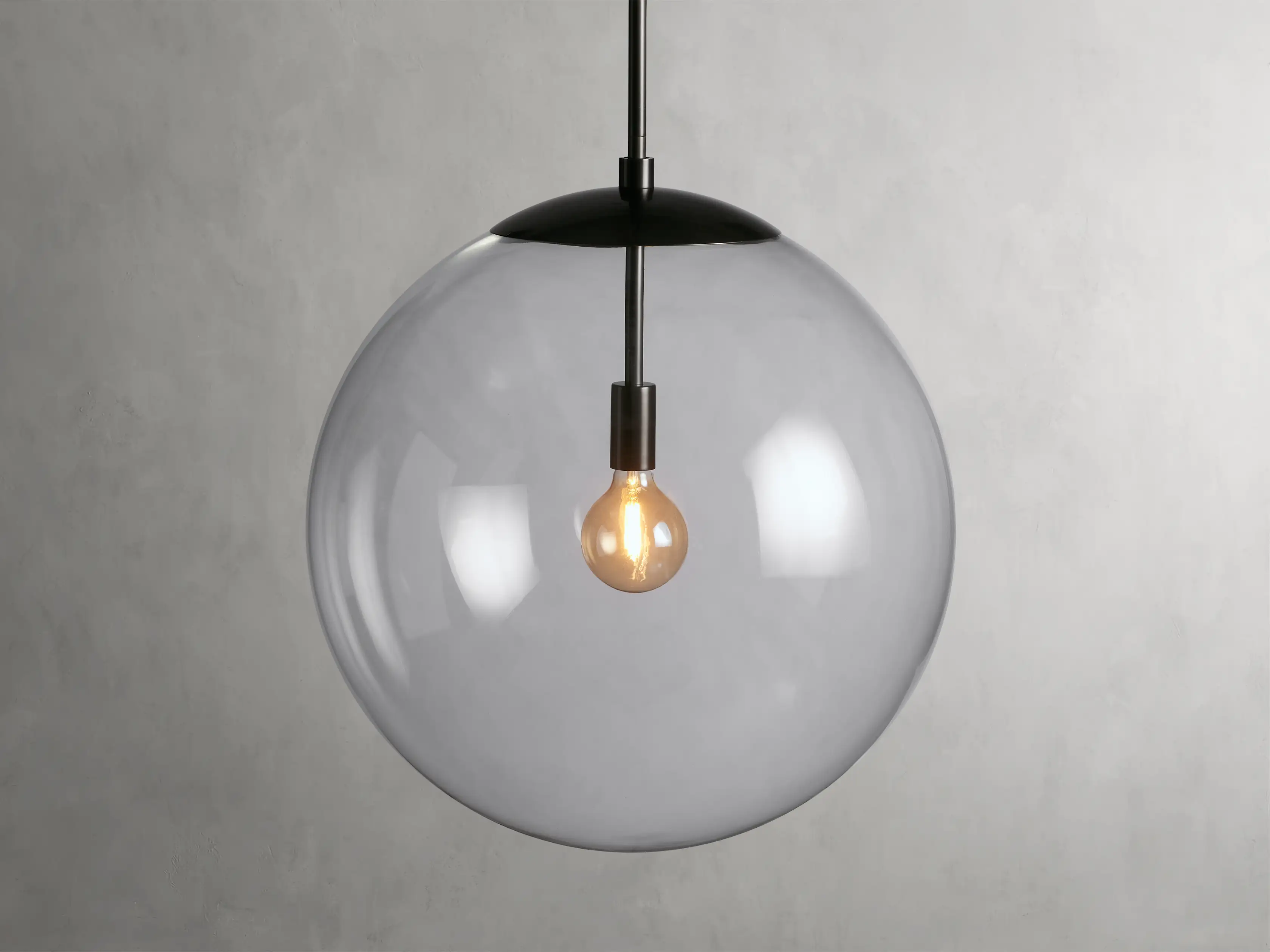 Wescott XL Globe Pendant with Rod