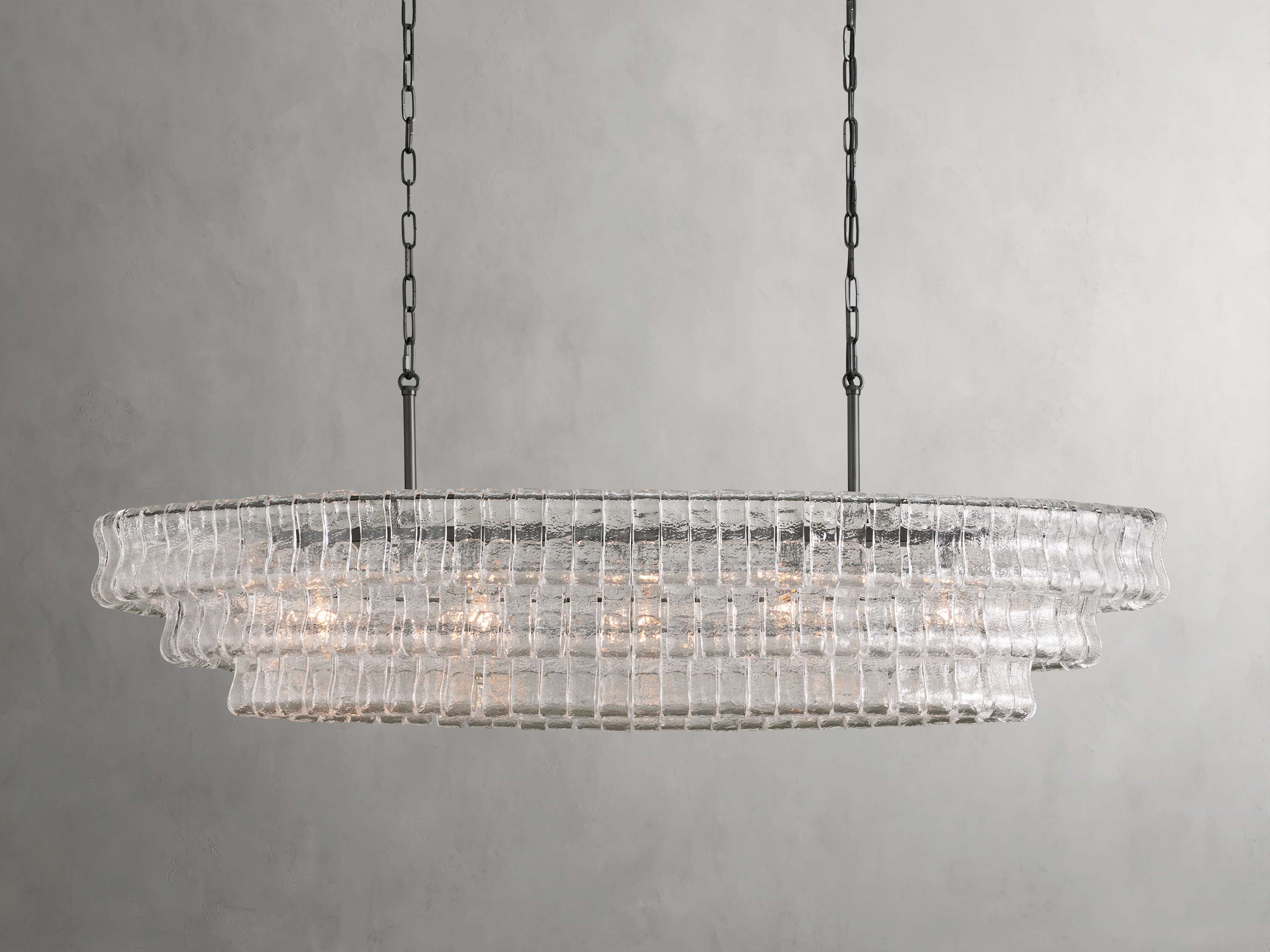 Ghiaccio Oval Chandelier-Vancei