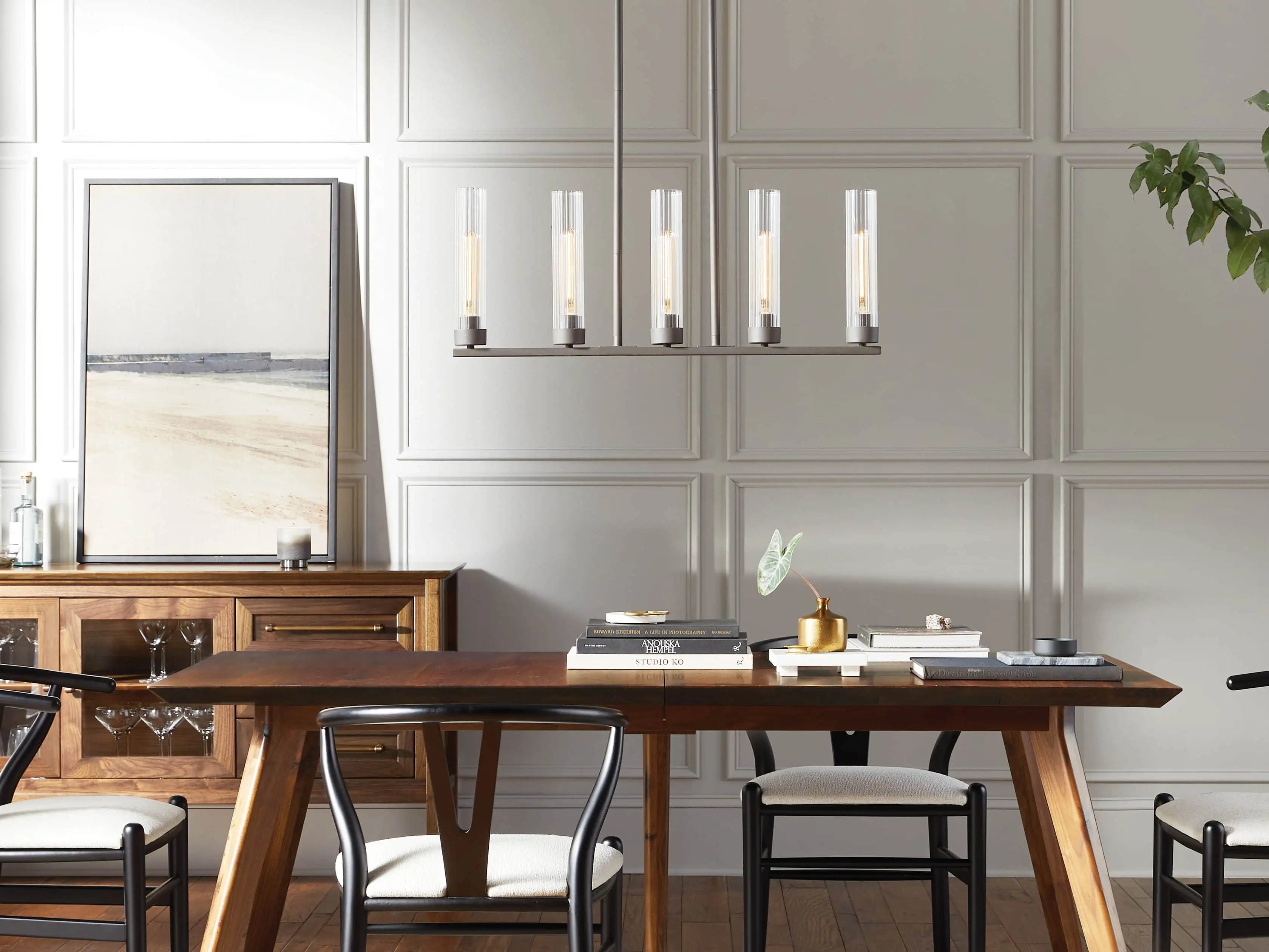 Pastis Linear Chandelier 31"W 46"W 54"W-Vancei