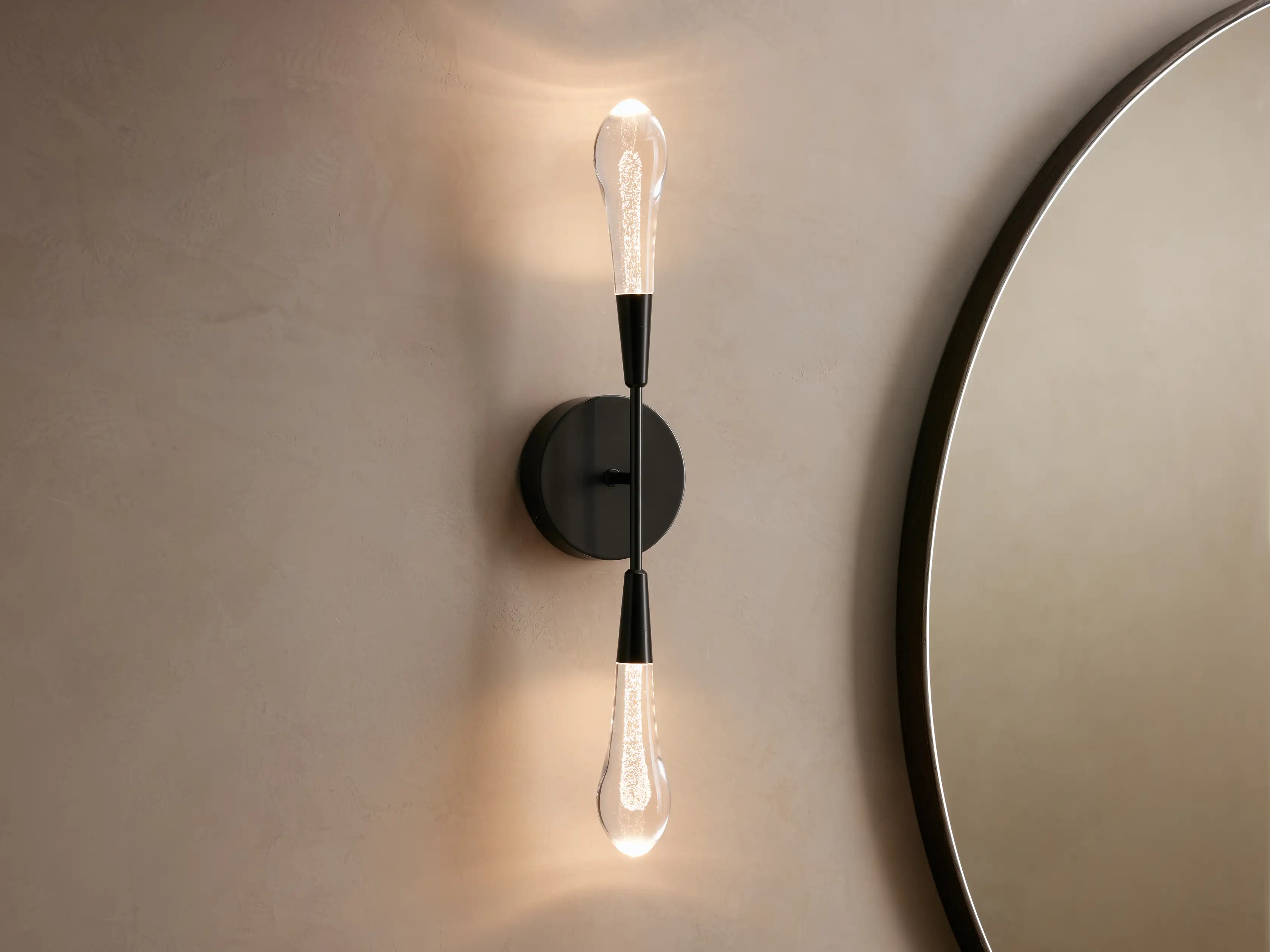 Soltaire Double Sconce