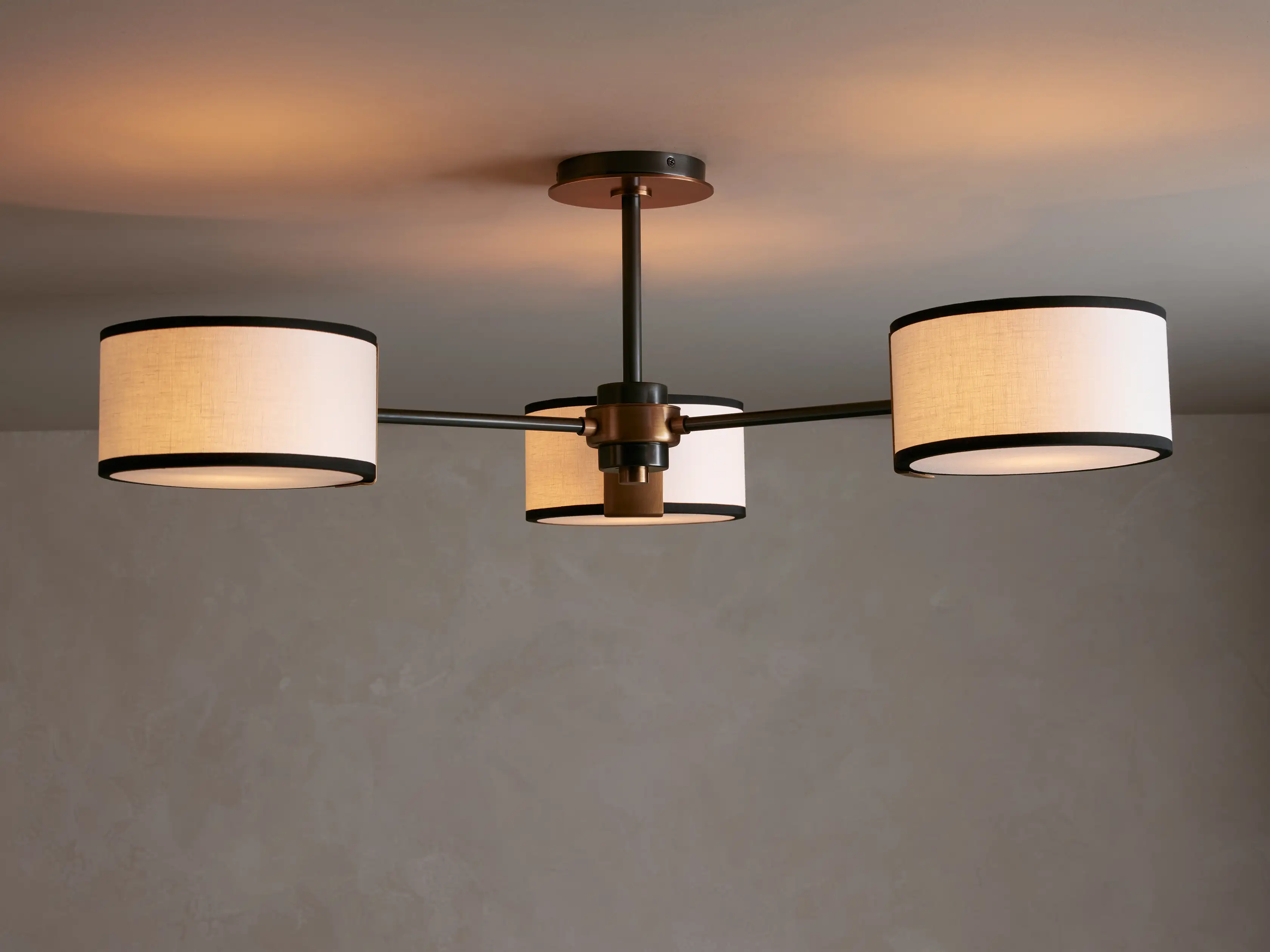 Daphne Fabric Flush Mount