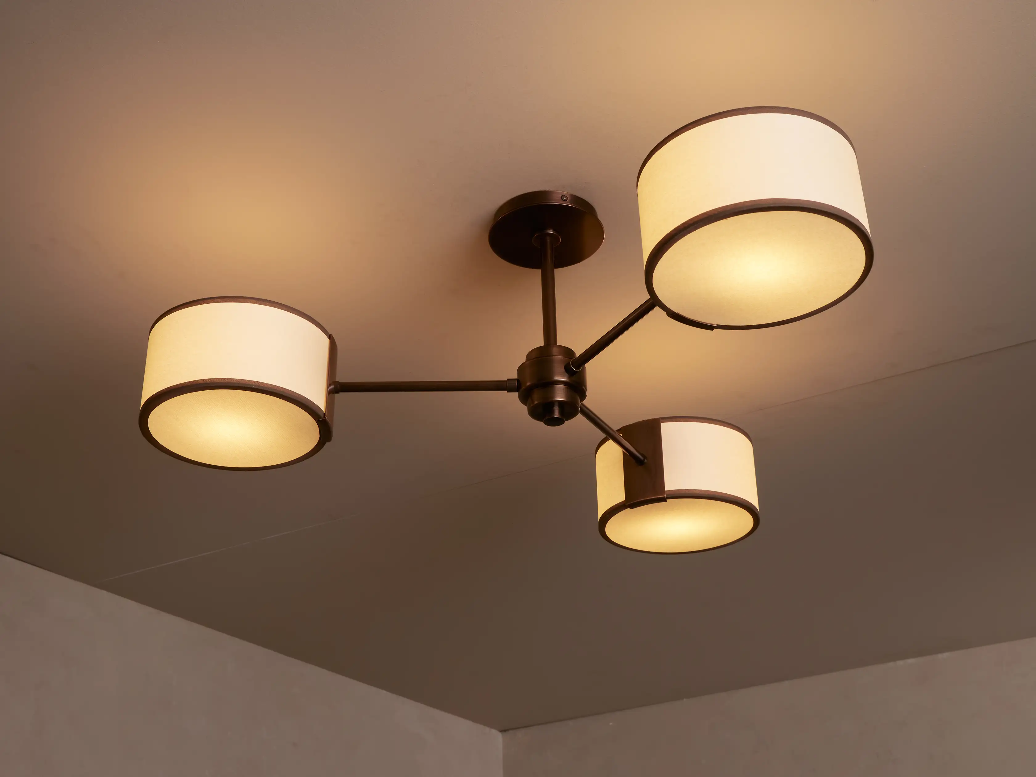 Daphne Fabric Flush Mount