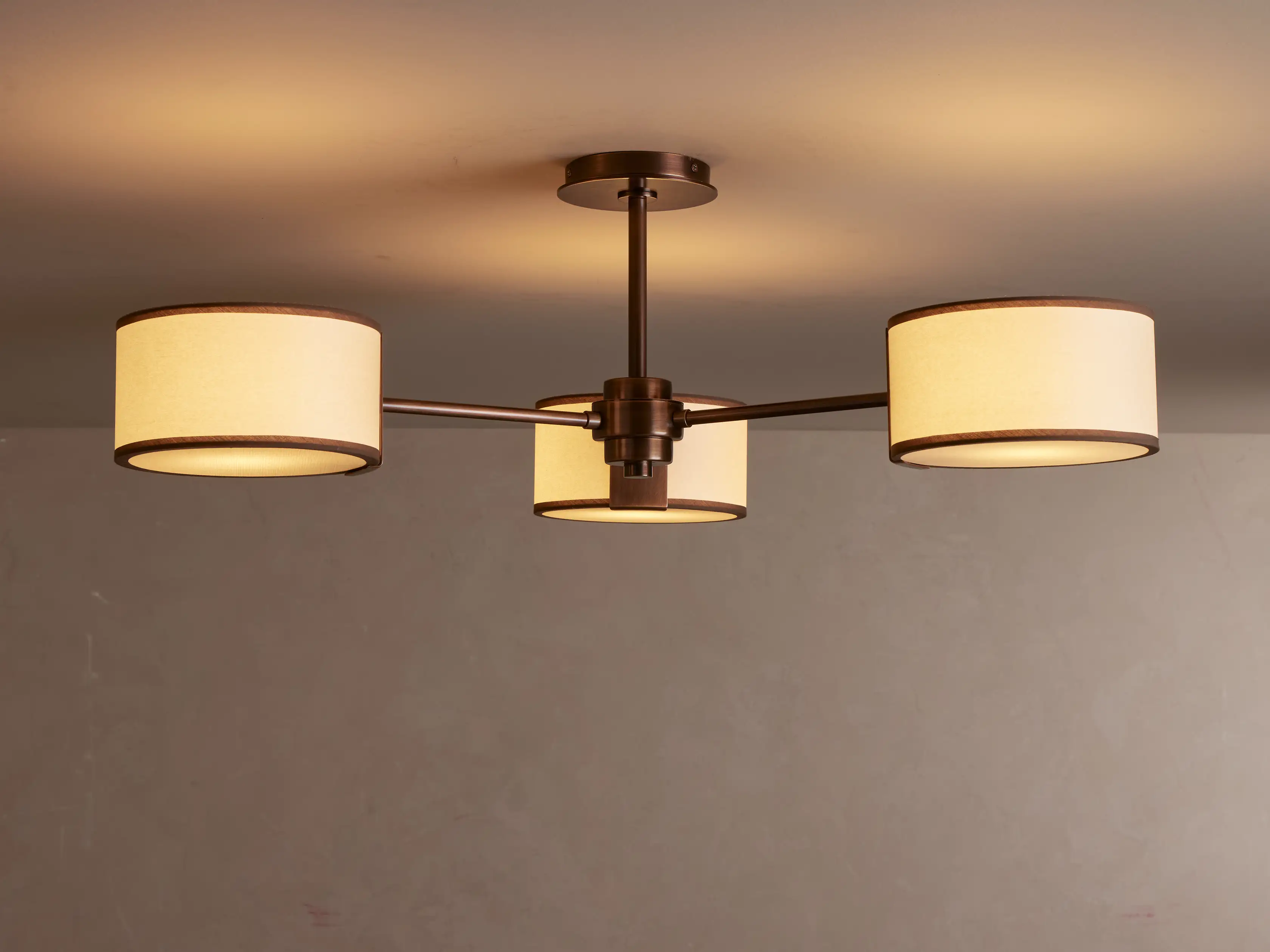 Daphne Fabric Flush Mount