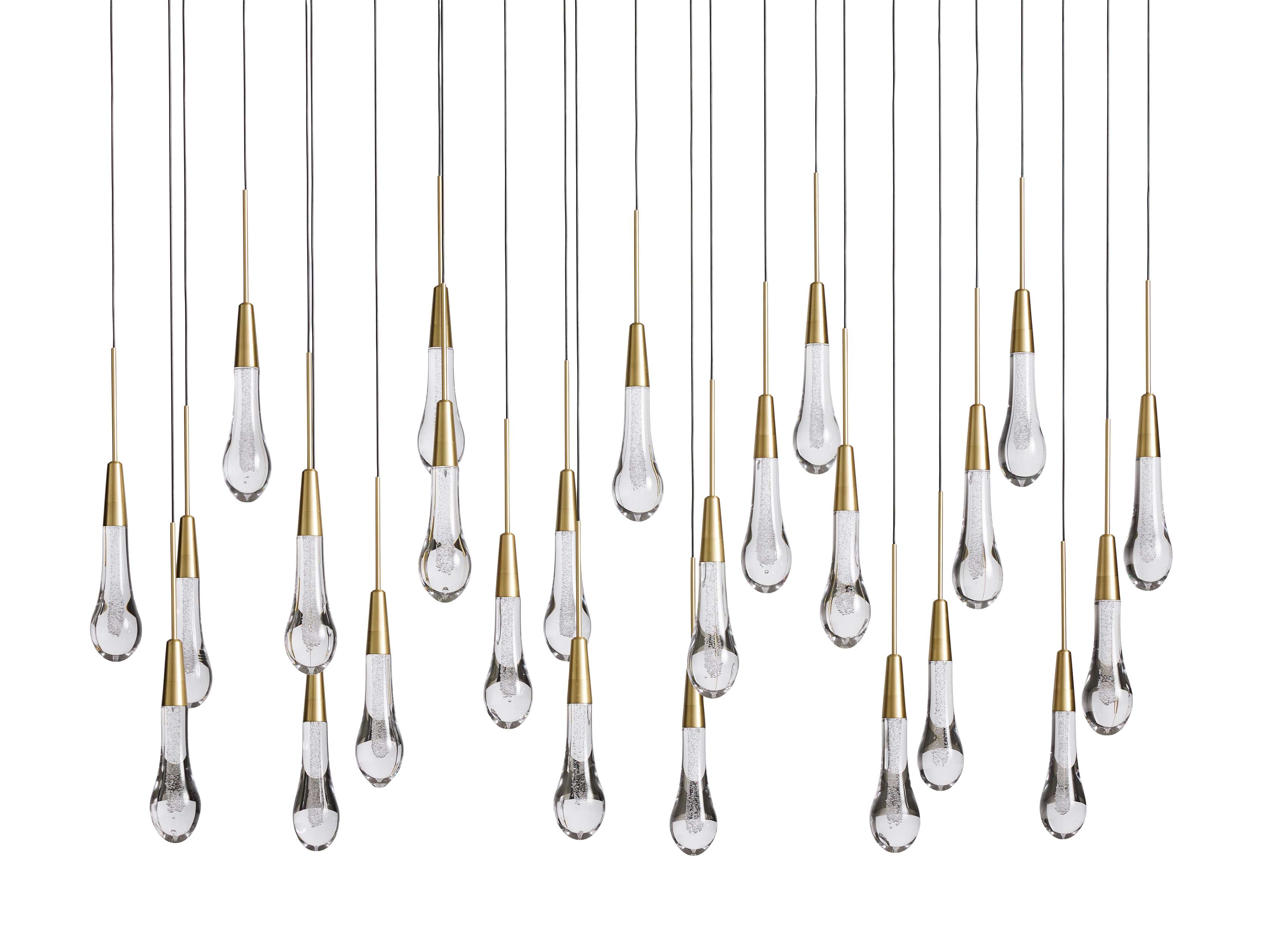Solitaire Linear Chandelier 37"50"70"87"120"