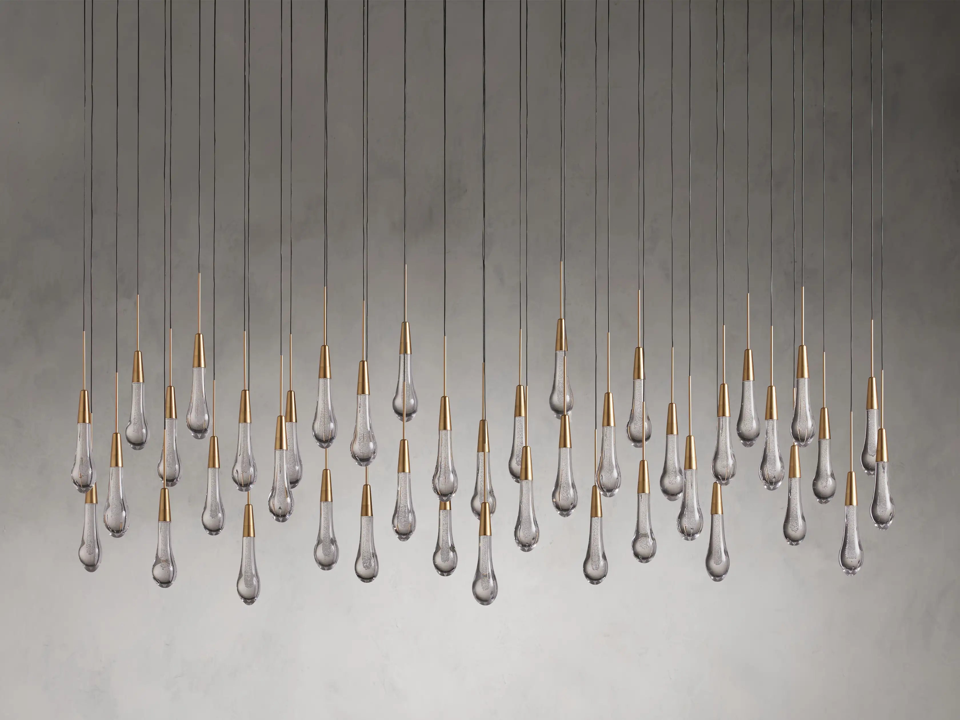Solitaire Linear Chandelier 37"50"70"87"120"
